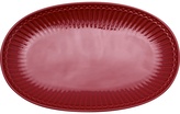 Porcelánový servírovací talíř Alice Claret Red