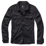 Košile Brandit Flanell Shirt - černá, XL
