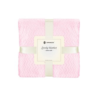 Deka 70x160 cm Springos Splendit růžová