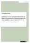 Inklusion an der Gemeinschaftsschule in Baden-Württemberg. Voraussetzungen für eine qualitativ angemessene Inklusion
