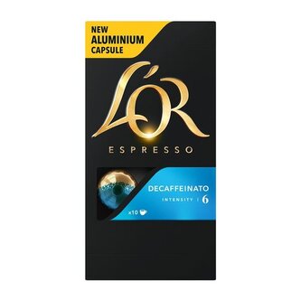 Kapsle LOR Espresso Decaffeinato 10 ks