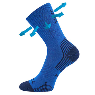VoXX® ponožky Optimalik modrá 30-34 (20-22) 3 páry