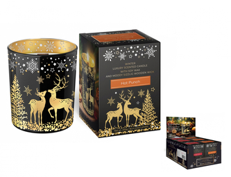 Svíčka ve skle WARM EVENING/HOT PUNCH vonná 200g