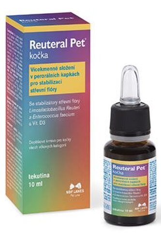 Reuteral Pet pro kočky 10ml Reuteral Pet pro kočky 10ml