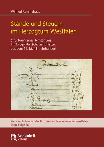 Stände und Steuern im Herzogtum Westfalen