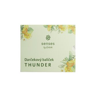 Kvitok Dárková sada Thunder - šlehané máslo a tuhý deodorant