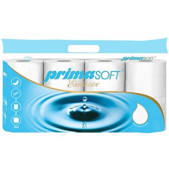 PrimaSoft Exclusive Toaletní papír 2 vrstvý, 8 ks