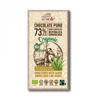 Chocolate Chocolates Solé - 73% organic sugar-free chocolate with agave Chocolate Chocolates Solé - 73% organic sugar-free chocolate with agave