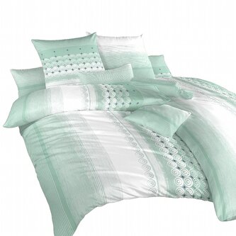 Dadka Povlečení krep Sahara mentol 240x200, 2x70x90 cm