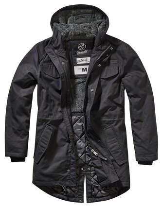 Bunda Brandit Marsh Lake Parka - černá, XXL