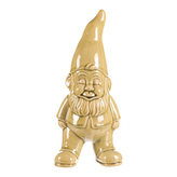 Trpaslík keramický - soška, barva světle zelená