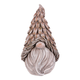 Hlava trpaslíka - zahradní dekorace, magnesium, šedá