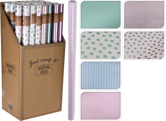 Balící papír lila barva