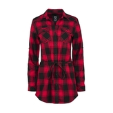 Košile Brandit Longshirt Lucy - červená-černá, M