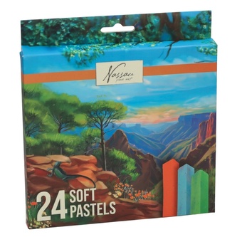 Suché pastely, 24 barev