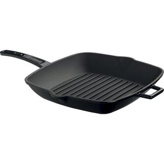 Grilovací pánev litinová, černá 26 x 26 cm LAVA Metal