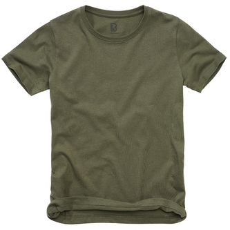 Tričko dětské Brandit Kids T-Shirt - olivové, 122/128