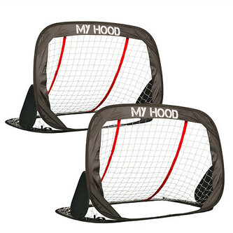 Set Pop-Up fotbalových branek 2 ks 120 x 80 x 80 cm My Hood 302000