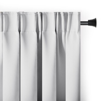 Závěs AmeliaHome Blackout 140x245 cm bílý, velikost 140x245