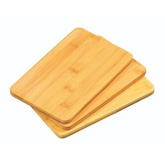 Prkénka na krájení 3 ks, 22 x 14 x 0,8 cm, bambus KESPER 50203-71