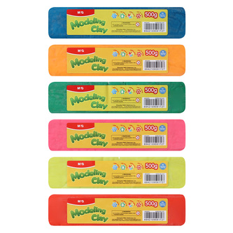 Modelovací hmota 500g M&G - 6 barev