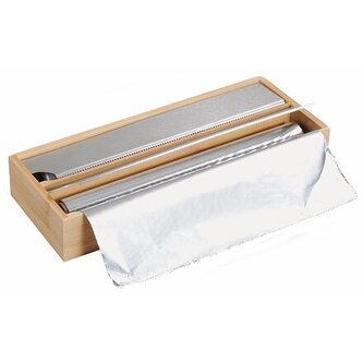Kuchyňský zásobník na fólie, 35 x 13 x 5,5 cm, bambus KESPER 58044 Kuchyňský zásobník na fólie, 35 x 13 x 5,5 cm, bambus KESPER 58044