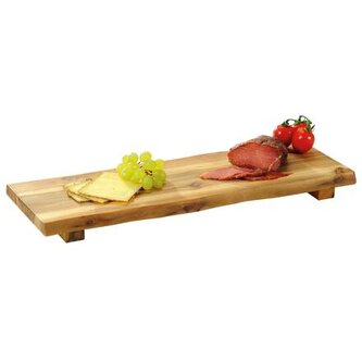 Servírovací prkénko s nožičkami, 53 x 19 x 2 cm, akáciové dřevo KESPER 28470