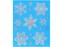 Okenní fólie 300x380 mm barevné vločky s glitrem