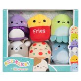 SQUISHMALLOWS Micromallows 6Pack - Lochneska, Chobotnice, Hranolky, Pizza, Kozel, Brouk