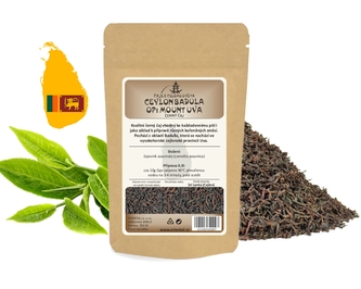 Černý čaj Ceylon Badula OP1 Mount Uva 200 g Černý čaj Ceylon Badula OP1 Mount Uva 200 g