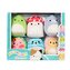 SQUISHMALLOWS Micromallows 6Pack - Lev, Dinosaur, Kvajáva, Hříbek, Drak, Tuleň