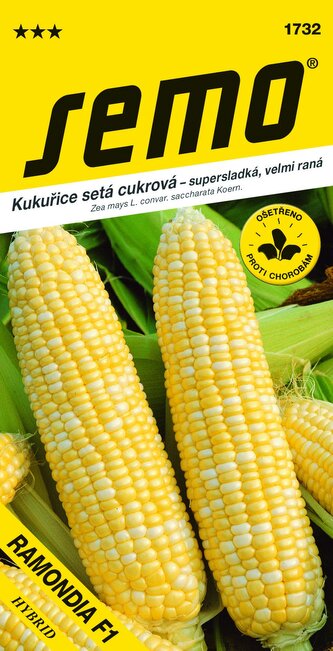 Kukuřice cukrová - Ramondia F1 3g - série JAZÝČKY Kukuřice cukrová - Ramondia F1 3g - série JAZÝČKY