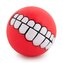 Pískací míček Smile 7,5cm  Žlutá