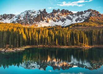Jezero Karersee, Itálie 1000 dílků