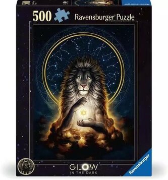 Starline Puzzle Svítící lev 500 dílků