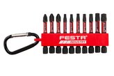 Sada torzních bitů FESTA INDUSTRY PH-PZ-TORX S2 1/4" 50mm 10ks