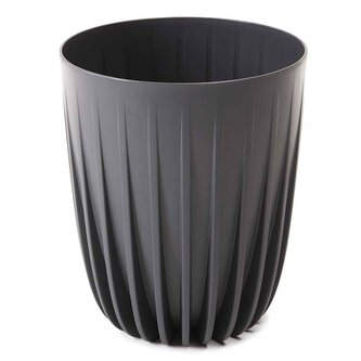 Květináč STRIPPED ECO I 39 cm antracitový