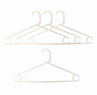 Ramínko plastové 4 ks bílé