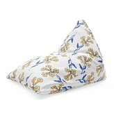 Sedací vak Triangl Žluté kvítí: 120 x 100 x 100 cm
