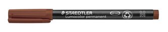 Permanentní popisovač "Lumocolor 317 M", hnědá, 1 mm, OHP, STAEDTLER