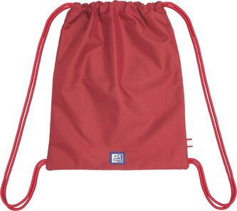 Sáček na cvičky Oxford School, červený.