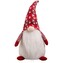 Vánoční skřítek ELF 043 - 45 cm bílý/červený