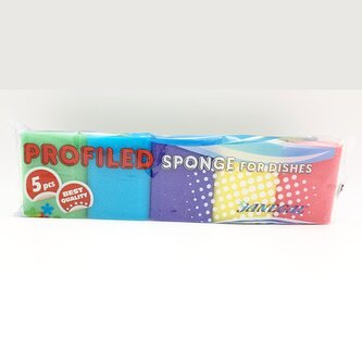 Hubka na nádobí tvarovaná 5 ks