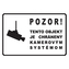 Etikety Info - Objekt chráněn kamerou 200x135 mm
