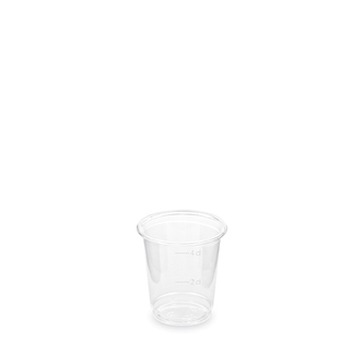 Pohárik (rPET) číry Ø48mm 2cl/4cl [40 ks]
