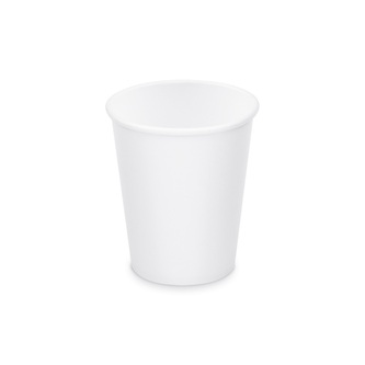 Papierový pohár biely Ø80mm 280ml `M: 0,2L/8oz` [10 ks]