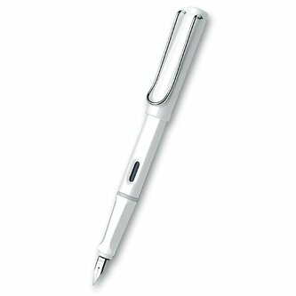 Lamy Safari Shiny White plnicí pero hrot LH