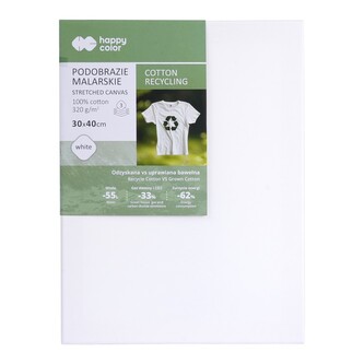 Malířské plátno Happy Color 30x40 cm na rámu - recyklovaná bavlna