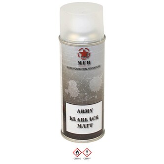 Barva ve spreji Max Army 400 ml Bezbarvý lak - průhledná