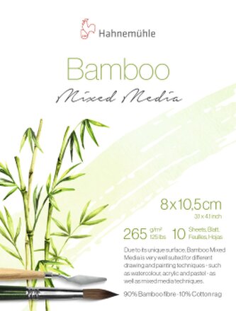 Bamboo blok mixed media HHM 8x10,5cm 265g